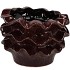 GINA BURGUNDY POT 21X21X16CM
