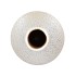 DANA WHITE PEARL MOONFACE VASE LONG NECK 24X24X39CM