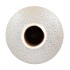 DANA WHITE PEARL MOONFACE VASE LONG NECK 31X31X51CM