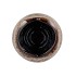 DANA BROWN CAT EYE VASE 17X17X26CM