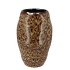 DANA BROWN CAT EYE VASE 19X19X30CM