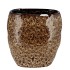 DANA BROWN CAT EYE VASE 26X18X27CM