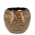 DANA BROWN CAT EYE POT 16X16X14CM