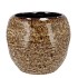 DANA BROWN CAT EYE POT 21X21X18CM