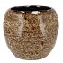 DANA BROWN CAT EYE POT 24X24X21CM