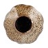 DANA BROWN CAT EYE VASE BUBBLE 30X30X35CM