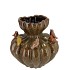 BIRD VASE WILD BROWN 17X17X17CM