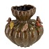 BIRD VASE WILD BROWN 29X29X28CM