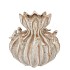 BIRD VASE WHITE SAND STRUCTURE 22X22X21CM