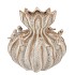 BIRD VASE WHITE SAND STRUCTURE 30X30X29CM