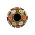 RIVA WILD GREEN VASE BOL FLOWER 24X24X25CM