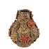 RIVA WILD BROWN VASE FLOWER ALLOVER 18X18X19CM