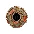 RIVA WILD BROWN VASE FLOWER ALLOVER 18X18X19CM