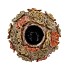 RIVA WILD BROWN VASE FLOWER ALLOVER 26X26X28CM