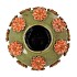 RIVA GREEN VASE FLOWER 35X35X35CM