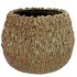 QUINTY BROWN POT ACTIVE GLAZE 26X26X20CM