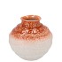 QUINTY RUST VASE TIE-DYE 22X22X22CM