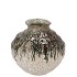 QUINTY GREEN VASE ACTIVE GLAZE 22X22X22CM