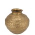 QUINTY GOLD VASE 22X22X22CM