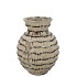 LOUI GREEN VASE STRUCTURE ACTIVE GLAZE 19X19X25CM