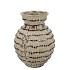 LOUI GREEN VASE STRUCTURE ACTIVE GLAZE 22X22X29CM