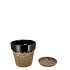 EBBI BROWN POT CAT-EYE 11X11X11CM