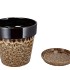 EBBI BROWN POT CAT-EYE 24 X24X23CM