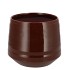 MICCO DARK BROWN POT 16X16X14CM