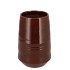 MICCO DARK BROWN VASE 13X13X20CM