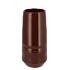 MICCO DARK BROWN VASE 14X14X28CM
