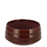 MICCO DARK BROWN POT ROUND 16X16X7CM