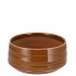 MICCO BROWN POT ROUND 16X16X7CM