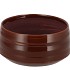 MICCO DARK BROWN POT ROUND 20X20X10CM