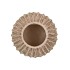 CODY BROWN VASE STRIPE 15X15X21CM