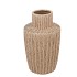 CODY BROWN VASE STRIPE 16X16X28CM