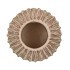 CODY BROWN VASE STRIPE 16X16X28CM