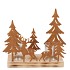KATY RUST METAL RACK X-MAS T-LIGHT 23X8X21CM