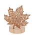 KATY RUST METAL LEAVE T-LIGHT 15X10X16CM