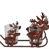 KATY BROWN METAL RACK REINDEER T-LIGHT 20X7X13CM