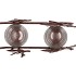 KATY BROWN METAL RACK REINDEER T-LIGHT 20X7X13CM