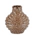 SUUS BROWN VASE LEOPARD GLAZE 23X14X26CM