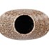 SUUS BROWN VASE LEOPARD GLAZE 23X14X26CM
