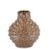 SUUS BROWN VASE LEOPARD GLAZE 18X11X20CM