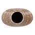 SUUS BROWN VASE LEOPARD GLAZE 18X11X20CM