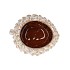 METTE WHITE POT 15X12X8CM