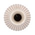 SUZE WHITE VASE CURVES 16X16X31CM