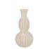 SUZE WHITE VASE CURVES 13X13X26CM