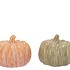 METTE ORANGE GREEN PUMPKIN DECO ASS 12X12X10CM
