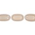 PARIS OFFWHITE POT OVAL ASS 24X13X11CM
