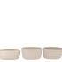 PARIS OFFWHITE POT OVAL ASS 21X12X10CM